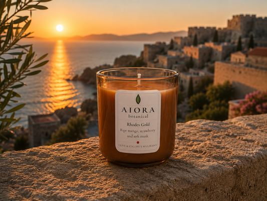 Rhodes Gold φυτικό κερί από ελαιόλαδο και καρύδα MANGO