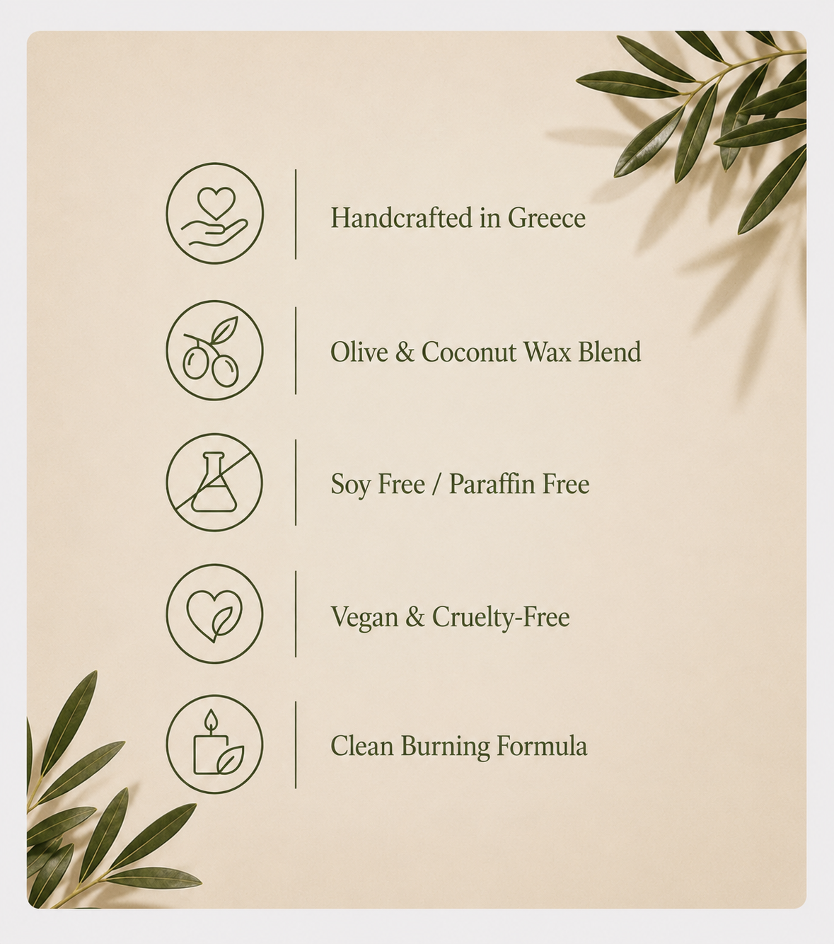 Aegean Breeze φυτικό κερί από ελαιόλαδο και καρύδα SOFT MUSK